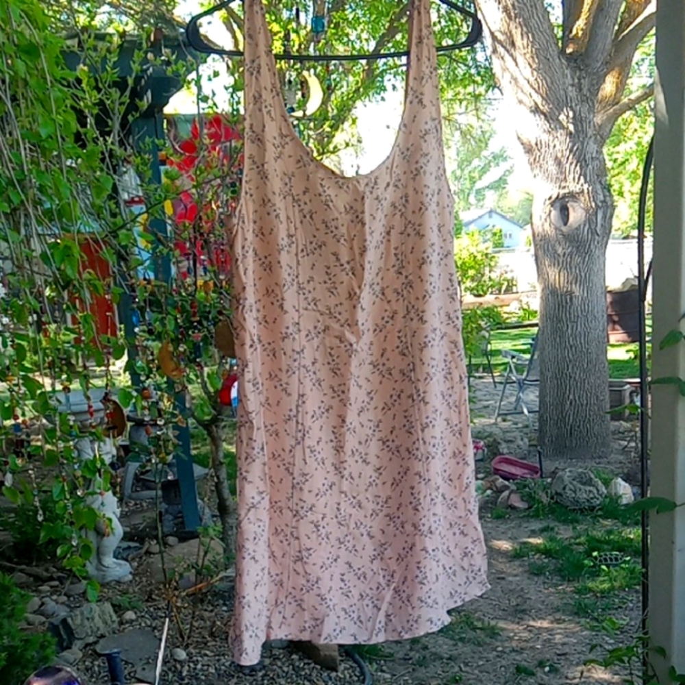 American Eagle Outfitters Pink Mini Dress with Floral Print